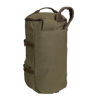 Sac/sac à dos/sacoche CONVERTIBLE 19" en toile VERTE/MARRON ROTHCO 2515 2