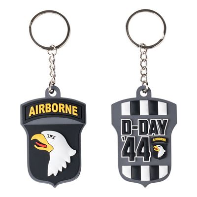 Porte-clés 101st AIRBORNE D-DAY 3D PVC coloré
