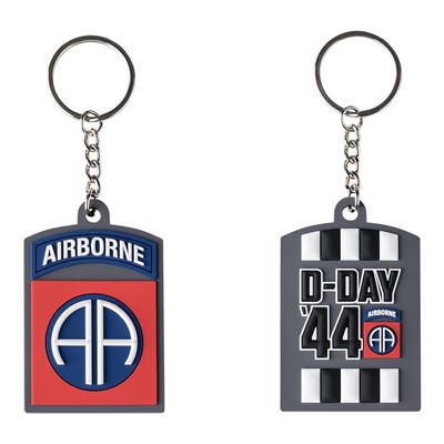 Porte-clés 82nd AIRBORNE D-DAY 3D PVC