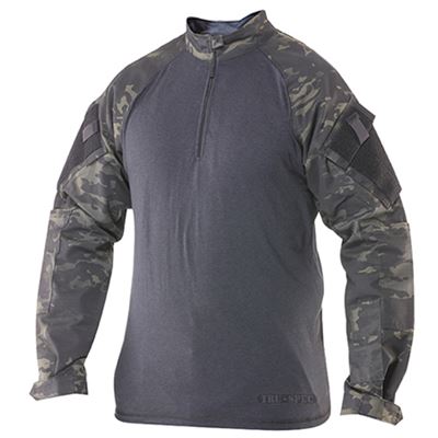 Chemise tactique COMBAT TRU 1/4 ZIP MULTICAM BLACK®