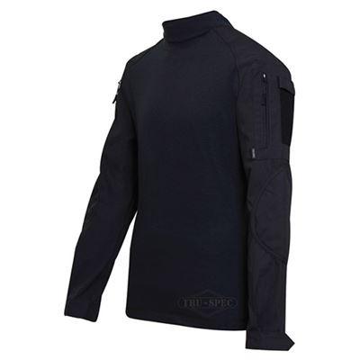 Chemise tactique COMBAT rip-stop NOIRE