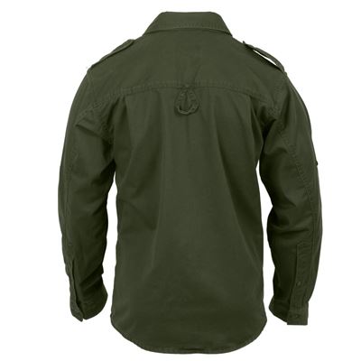 Chemise VINTAGE FATIGUE VERTE ROTHCO 2568 2