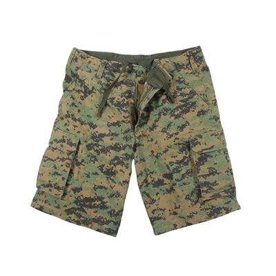 Short VINTAGE PARATROOPER DIGITAL WOODLAND