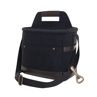 Sac COOLER en toile isotherme pour bouteilles NOIR