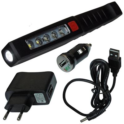 Lampe de travail LED rechargeable NOIRE ostatní 26320 2