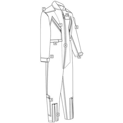 Combinaison aéronautique 27-P SAGE TRU-SPEC 26560 2