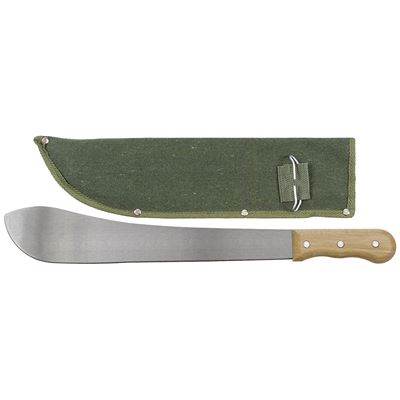 Machette BOLO avec étui en toile 50,5 cm ARGENT