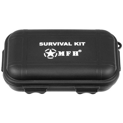 Kit de survie KPZ petit avec accessoires 13,5 x 8 x 4 cm NOIR MFH 27117 2