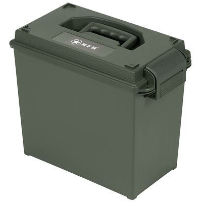 Caisse à munitions AMMO BOX en plastique, grande, VERTE