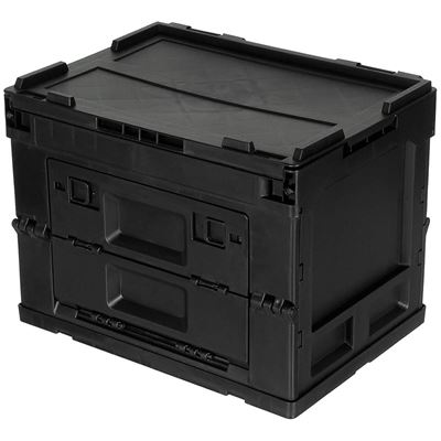 Caisse pliable 20 L en plastique NOIR