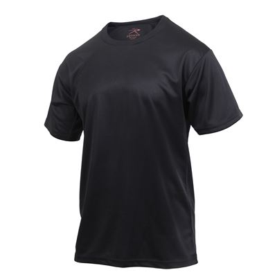 T-shirt fonctionnel à séchage rapide Quick Dry Moisture Wicking NOIR