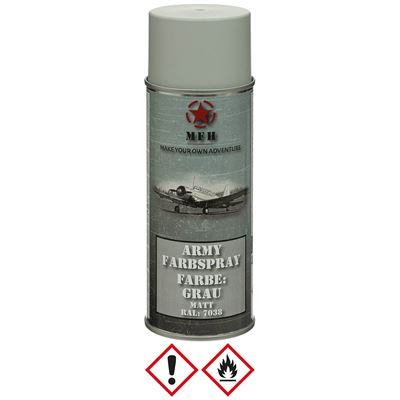 Peinture ARMY en spray 400 ml GRIS