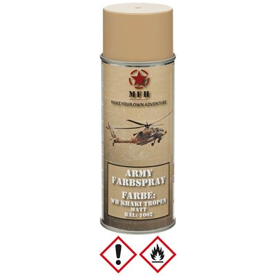 Peinture ARMY en spray 400 ml WH KHAKI TROPEN