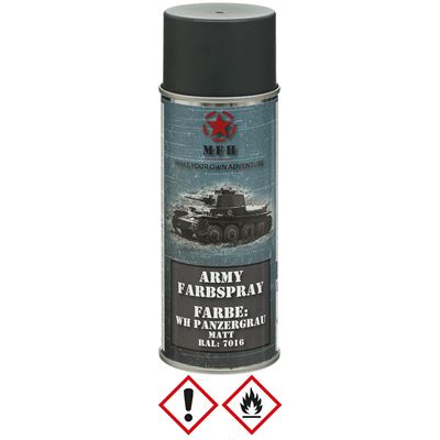 Peinture ARMY en spray 400 ml WH PANZERGRAU