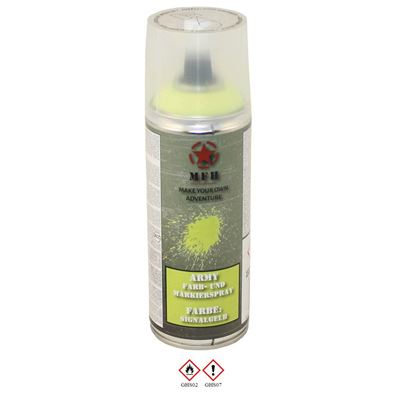 Peinture ARMY en spray 400 ml RAL 1026 jaune signal