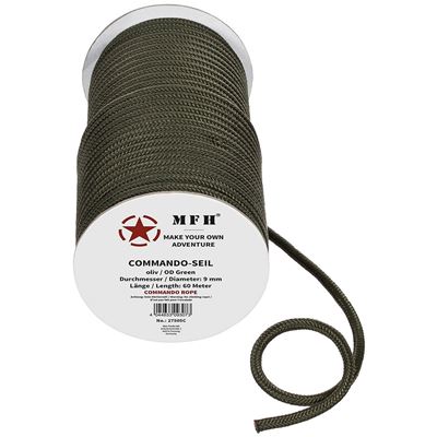 Corde en polypropylène ø 9 mm / 60 m VERTE