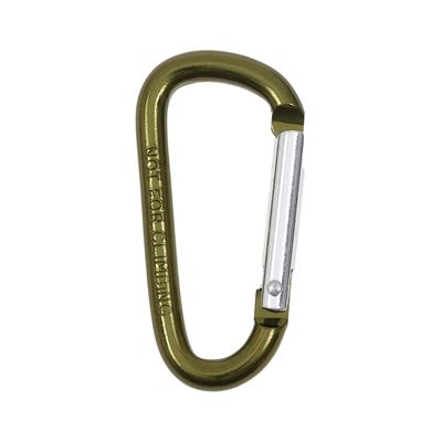 Mousqueton D 6 mm x 6 cm VERT