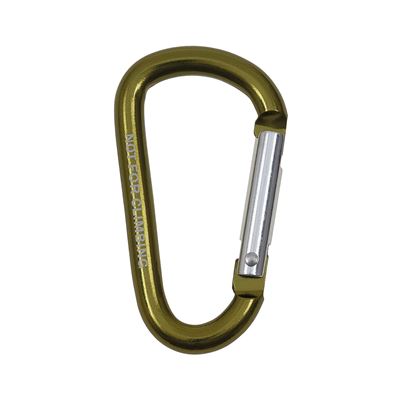 Mousqueton D 7 mm x 7 cm VERT