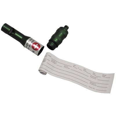 Sifflet Alu 9 cm VERT MFH 27564 2