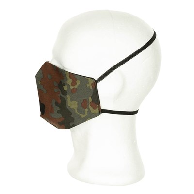 Masque pour couvrir la bouche et le nez, camouflé FLECKTARN