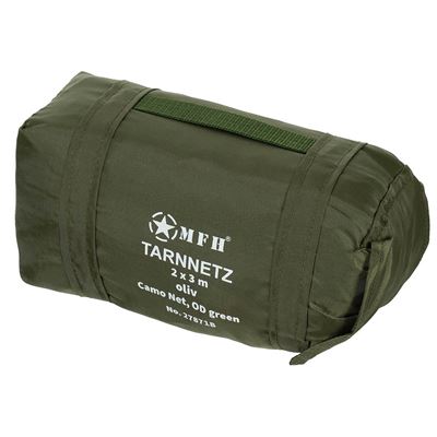 Filet de camouflage + sac en PVC 6 x 3 m VERT MFH 27873B 2