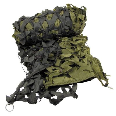 Filet de camouflage + sac en PVC 3 x 2 m VERT