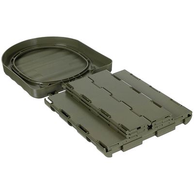 Toilettes CAMPING pliables et portables VERTES FOX Outdoor 27920B 4