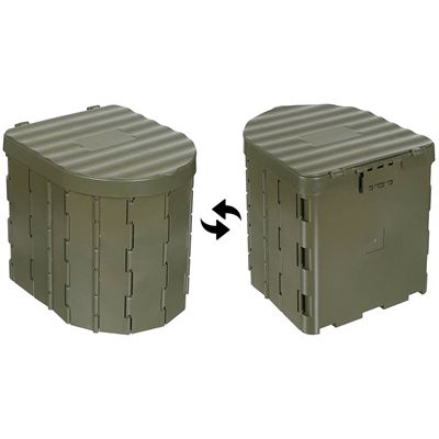 Toilettes CAMPING pliables et portables VERTES FOX Outdoor 27920B 3