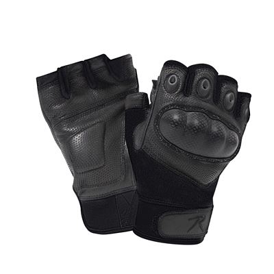 Gants sans doigts HARD KNUCKLE NOIRS ROTHCO 28081 3