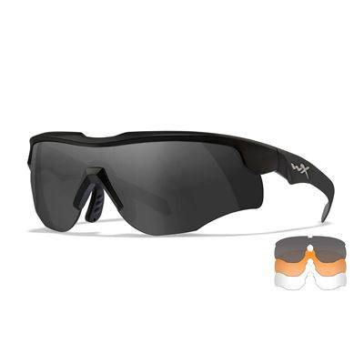 Lunettes de tir WX ROGUE COMM, lot de 3 verres, monture NOIRE