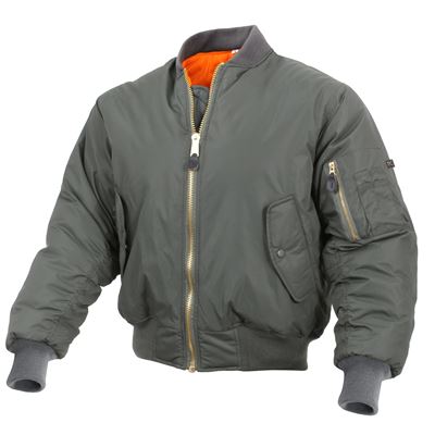 Veste bomber ENHANCED MA1 FLIGHT SAGE GREEN