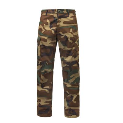 Pantalon BDU RELAXED ZIPPER FLY WOODLAND