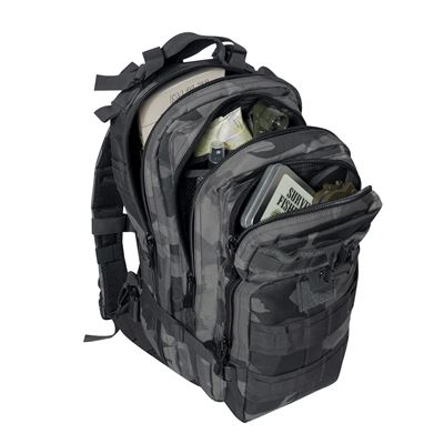 Sac à dos ASSAULT I MEDIUM TRANSPORT BLACK CAMO ROTHCO 2949 2