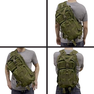 Sac à dos CONVERTIBLE TRANSPORT medium VERT ROTHCO 29530 5