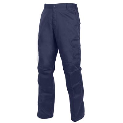 Pantalon BDU RELAXED ZIPPER FLY BLEU