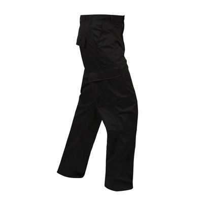 Pantalon BDU RELAXED ZIPPER FLY NOIR ROTHCO 2971 2