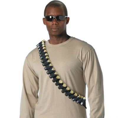 Ceinture BANDOLIER pour cartouches de fusil de chasse NOIRE ROTHCO 2978 2