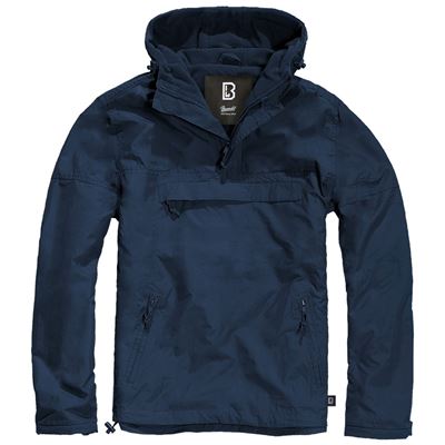 Veste coupe-vent à capuche WINDBREAKER BLEUE