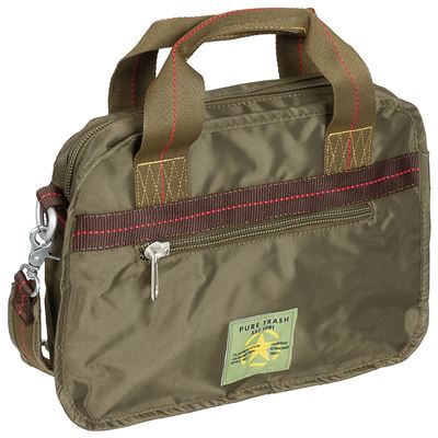 Petit sac à bandoulière avec mousqueton VERT Pure Trash 30031 2