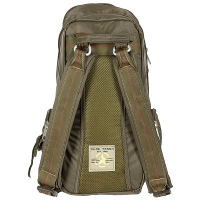 Sac à dos avec mousqueton 20 l VERT Pure Trash 30034 2