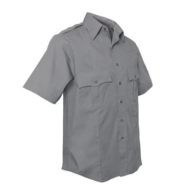 Chemise POLICIE ET SÉCURITÉ à manches courtes GRISE