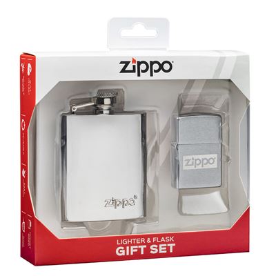 Briquet et flasque 3 oz ZIPPO coffret cadeau