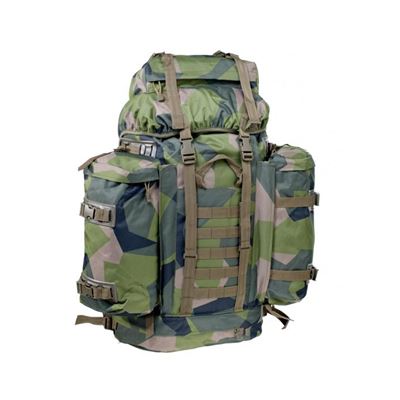 Sac à dos BW MOUNTAIN 80L camouflage suédois M90