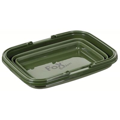 Panier pliable en plastique VERT MFH 30518B 2
