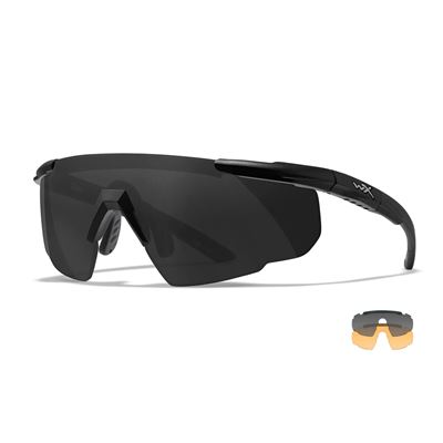 Lunettes de tir SABER ADVANCED, kit II, 2 verres, monture NOIRE