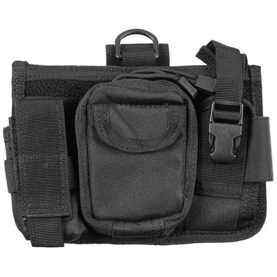 Étui ceinture pour téléphone portable, papiers et couteau, fixation MOLLE NOIR