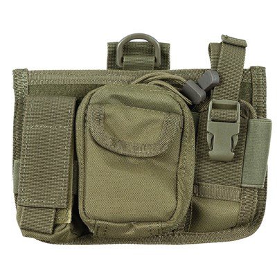 Étui ceinture pour téléphone portable, papiers et couteau, fixation MOLLE VERT