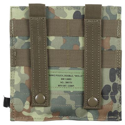 Sacoche MOLLE double pour chargeurs M4/M16 FLECKTARN MFH 30615V 2