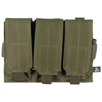 Sacoche MOLLE pour chargeurs M4/M16 triple VERTE