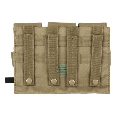 Sacoche MOLLE pour chargeurs M4/M16 triple COYOTE BROWN MFH 30616R 2